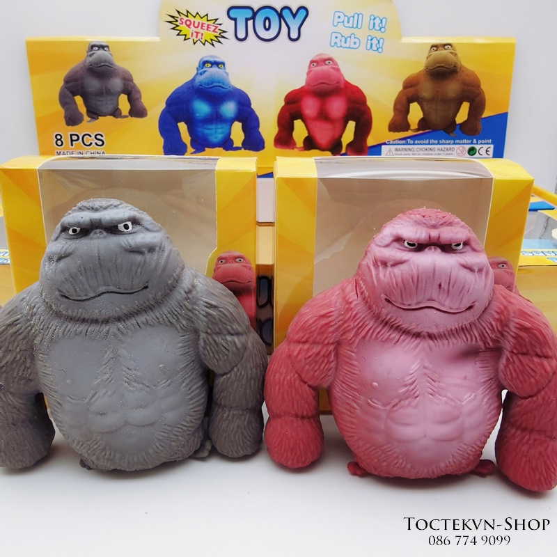 Khỉ đột King Kong co giãn xả tresss siêu to 400 gam.