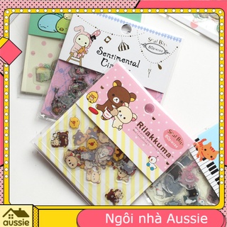 Túi Sticker 80 Miếng Dán Hoạt Hình - Aussie House