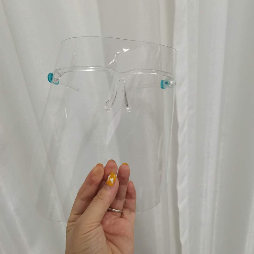 face shield/Kính chắn gió ngoài trời / tấm che mặt / phòng chống dịch bệnh / khẩu trang bảo hộ y tế / mặt nạ chống bụi PET trong suốt / tấm che mặt/ kính bảo hộ