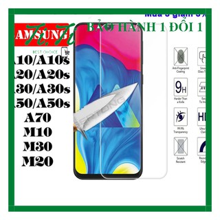 Kính Cường Lực SamSung A10/A20/A30/A50/M20/M10/M30 -Trong suốt- Không full - 2.5D - 9H