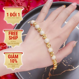 Lắc Tay Nữ Mạ Vàng 18k Sang Trọng Nora L376187-265