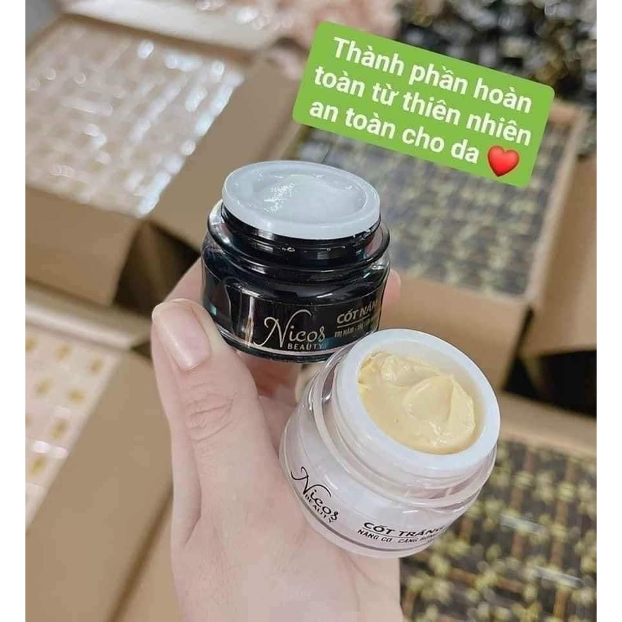 COMBO kem Face cốt Nám Đông ý NiCos và kem cốt Trắng nâng cơ Nicos Beauty