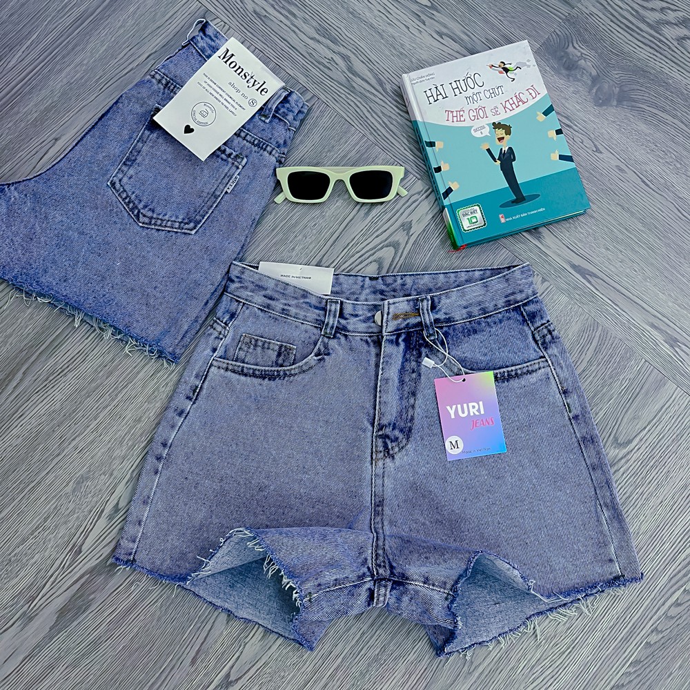 (Siêu Rẻ) Quần Jeans Nữ Short TườngVy Màu Xanh Basic Đủ Size | BigBuy360 - bigbuy360.vn