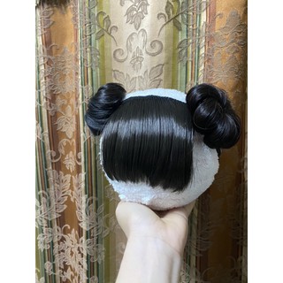 Bộ tóc giả cho bé (đã có màu nâu đen)