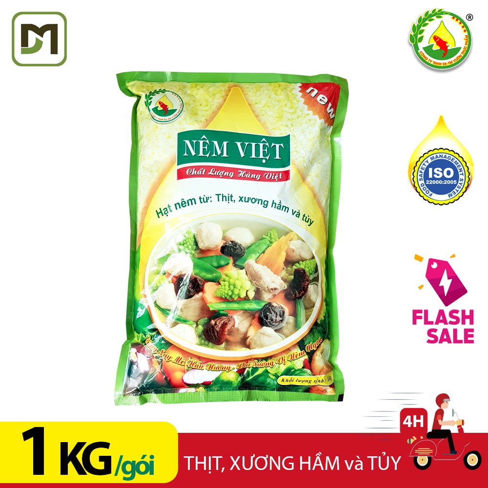 Hạt nêm Việt từ thịt heo, xương ống, tủy gói 1KG dòng Horeca