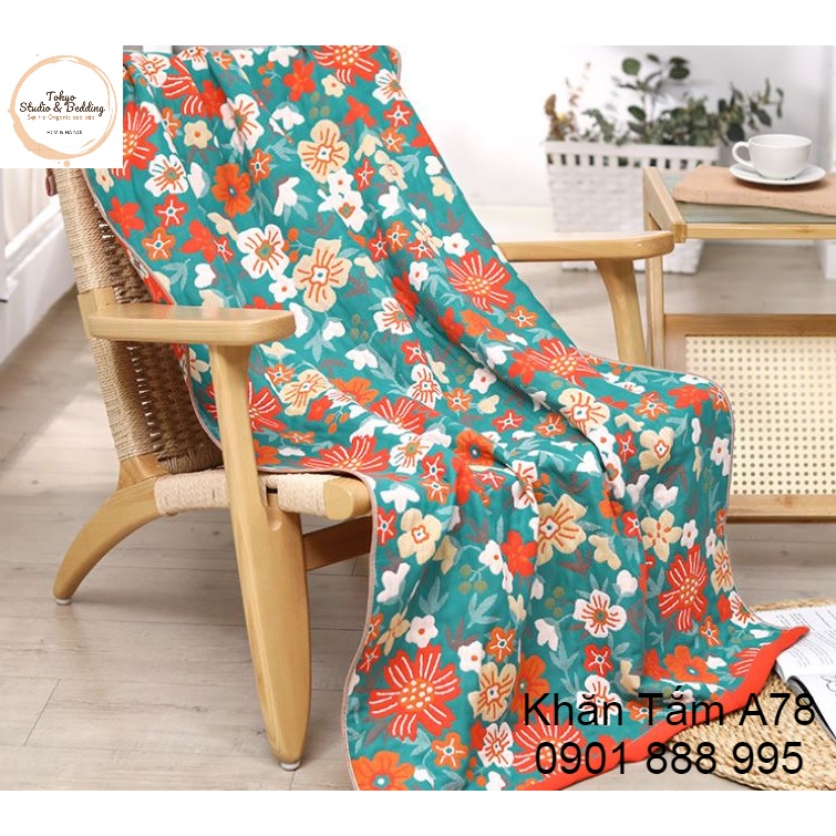 O18_Khăn tắm xô 100% Organic Cotton cao cấp (Size:140*70cm)