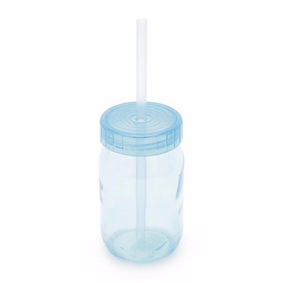 Ly nước thủy tinh kèm ống hút Herevin 111725 370ml