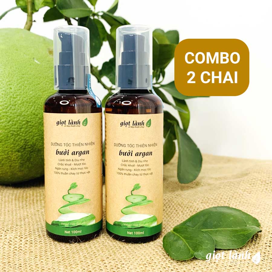 [Combo 2 chai] Xịt tóc tinh dầu bưởi, kích mọc tóc, giảm gãy rụng Giọt Lành - 100ml