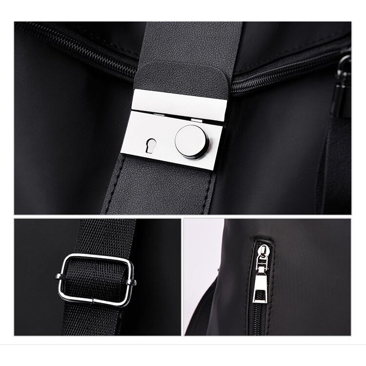 Ba lô Chuwanglin vải Oxford thiết kế chống trộm phong cách thời trang cho nữ