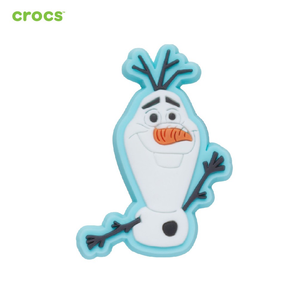 Sticker nhựa jibbitz gắn dép unisex CROCS Disney Frozen 2 Olaf 10007358 1 pcs