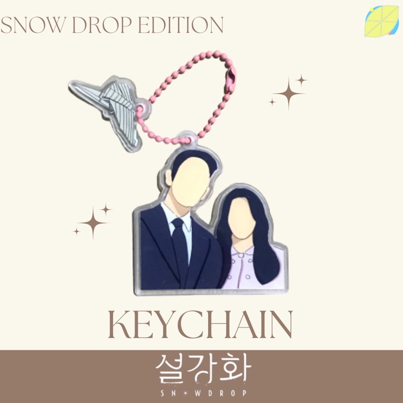 Móc Khóa Gắn Mô Hình Nhân Vật Trong Phim Hoạt Hình "KDRAMA SNOWDROP"