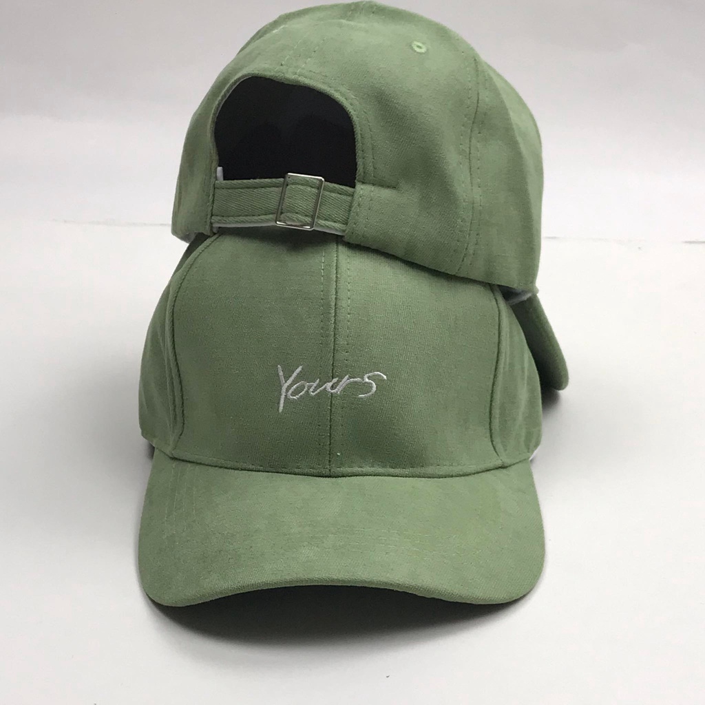 Mũ lưỡi trai thêu hình chữ Yours Nón kết chất nỉ nhung cao cấp thời trang form unisex nam nữ K16