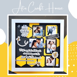 Khung Hình Nổi Scrapbook - Chủ đề LOVE