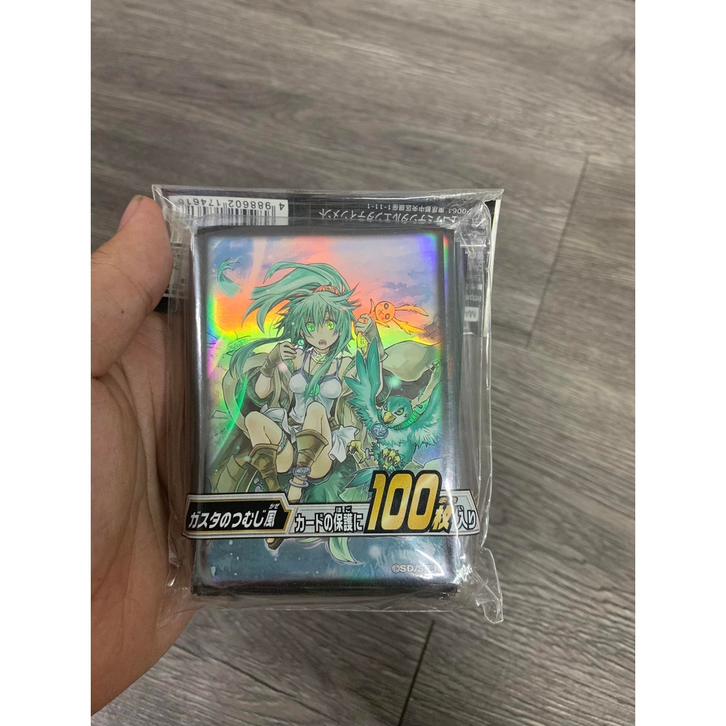 Combo Bọc bài chính hãng Yugioh Size - Whirlwind of Gusto bịch 100 cái - Sleeve