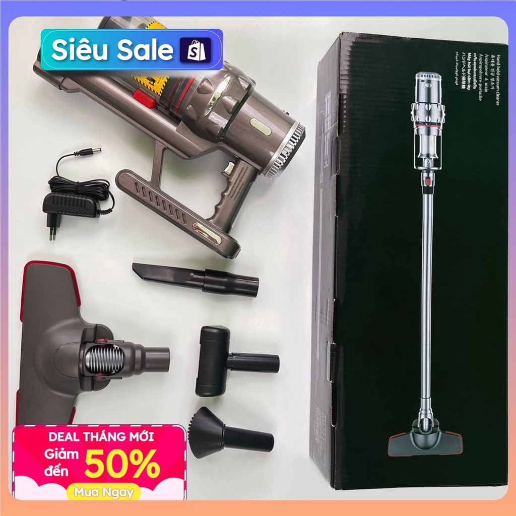 MÁY HÚT BỤI KHÔNG DÂY THẾ HỆ MỚI TESLA V11 - MẠNH MẼ, BỀN BỈ,NHỎ GỌN bảo hành chính hãng 12 tháng