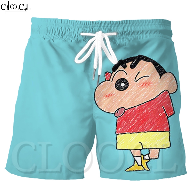 Quần Short In Hình Cậu Bé Bút Chì Shin-Chan 3d Độc Đáo Cho Nam