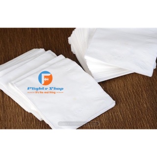 Combo 01kg khăn giấy vuông hàng không size nhỏ 12 x 12 cm