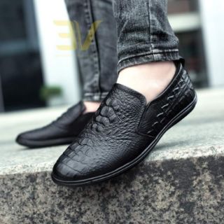 Giày da bò, vân cá xấu