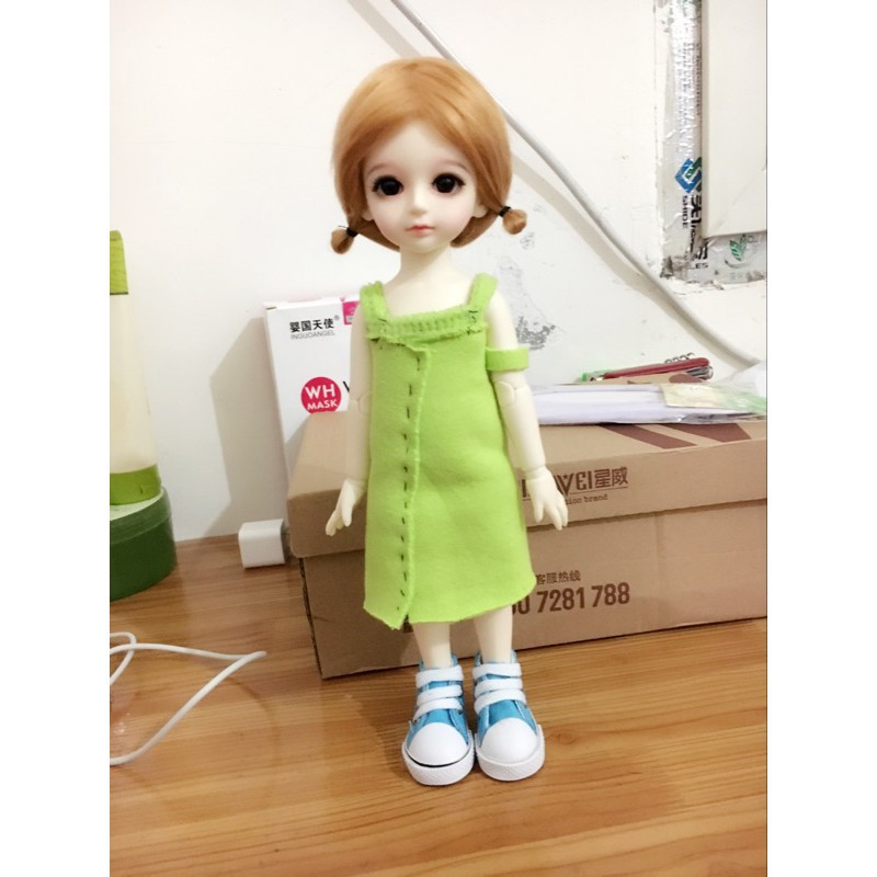 (Xã Kho} Giày Thể Thao Cho Doll 5 cm Siêu Dễ Thương Cho Búp Bê BJD 1/6, Doll EXO, Obisu, Blyth