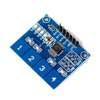 Bàn Phím Cảm Ứng Điện Dung 4 kênh TTP224
