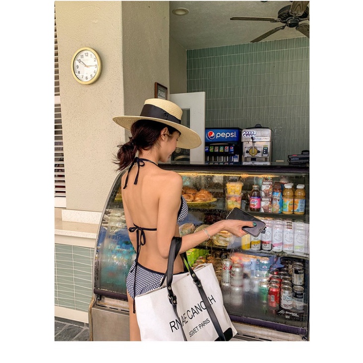 Bikini 2 mảnh sexy hở lưng đồ bơi nữ đi biển kiểu Hàn Quốc nâng ngực 2 dây hở lưng DOLPHIN246 2663 K4T1-2