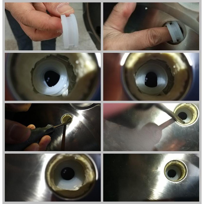 Bộ 3 ron  silicon chịu nhiệt phi 27 dùng cho máy nước nóng năng lượng mặt trời