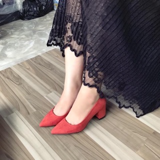 Giày cao gót bít mũi 5 phân