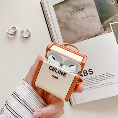 Ce.Off-white Vỏ Bảo Vệ Hộp Sạc Tai Nghe AirPods2gen 2021 / 1 / Pro / AirPods2gen Thiết Kế Thời Trang Ốp