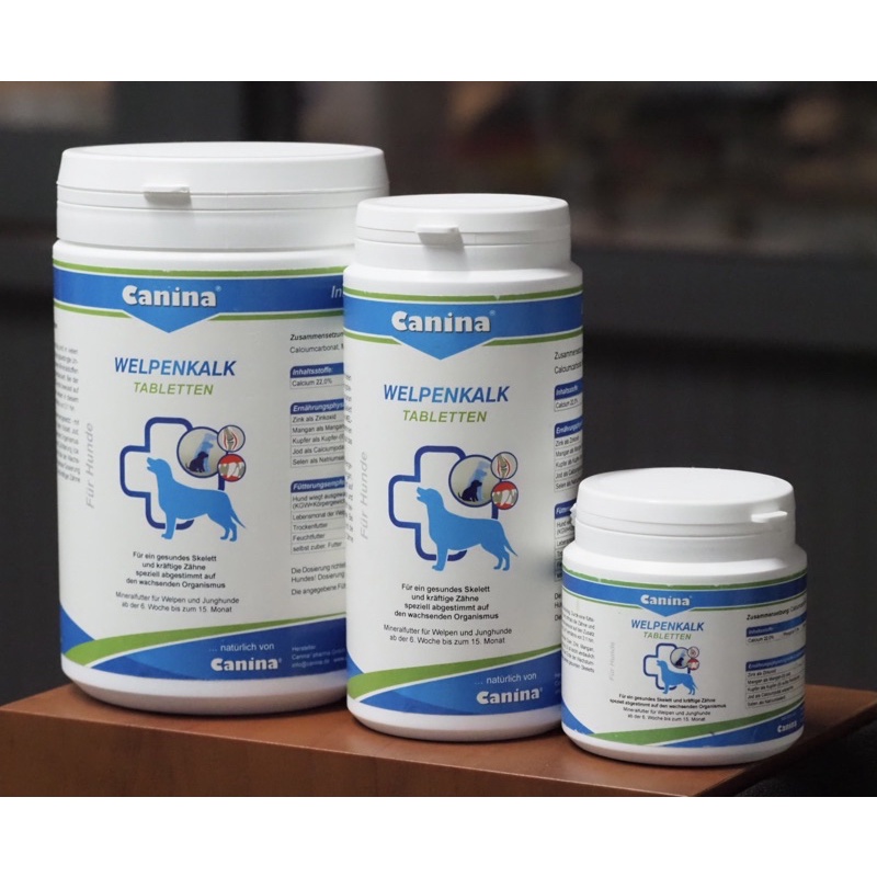 Canxi tăng cường cho chó con, chó đang giai đoạn trưởng thành Canina Puppy Lime - Chính Hãng - Nhập Khẩu Đức