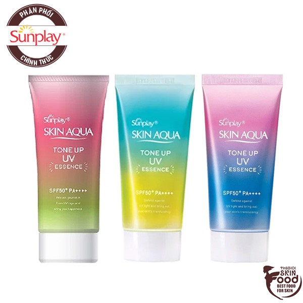 Tinh Chất Chống Nắng Hiệu Chỉnh Sắc Da Sunplay Skin Aqua Tone Up UV Essence SPF50+/PA++++ 50g | BigBuy360 - bigbuy360.vn