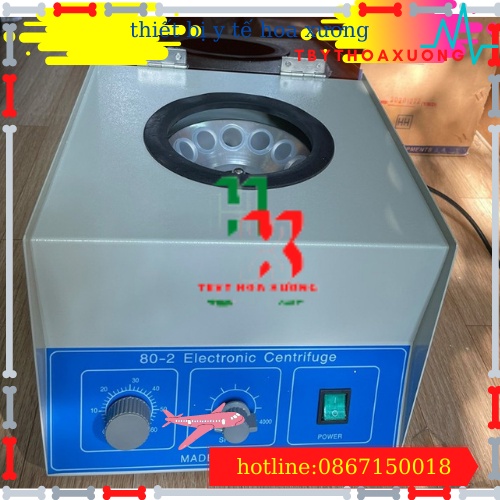 Máy Tách Huyết Tương 12 Ống - Máy Ly Tâm 12 ống 80-2 làm PRP Cực Êm