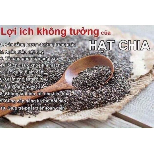 ✅Healthy✅ [Keto] 500g hạt chia Úc đen chuẩn ngon