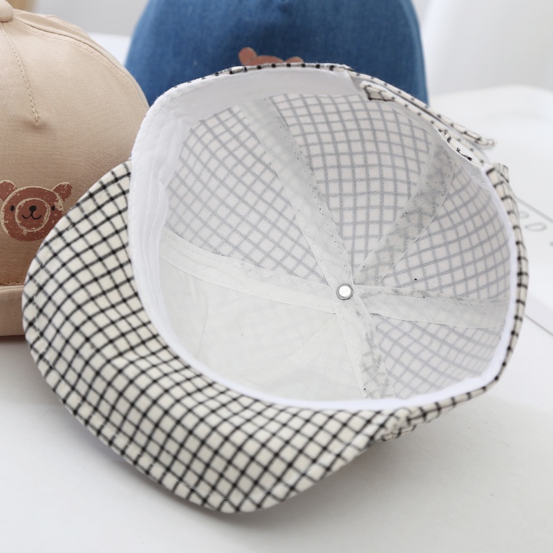 Mũ Lưỡi Trai In Mặt Gấu Nâu Cho Bé 6 - 24 Tháng