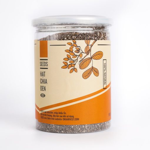 [Chính hãng] Hạt dinh dưỡng Dk Harvest - Hạt chia Đen Nhập khẩu Mỹ/Úc 300g - 500g - 1000g