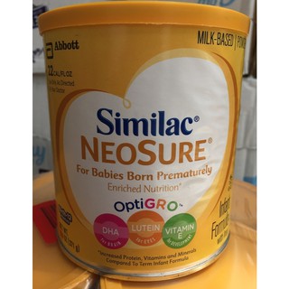 Sữa Similac Neosure dành cho bé sinh non, nhẹ kg...371gam