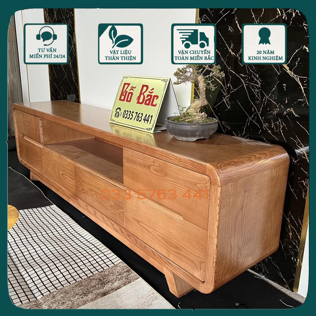 Kệ ti vi cho phòng khách - kệ tivi gỗ kích thước dài 1m8 hoặc 2m hoặc 2m2 tùy chọn