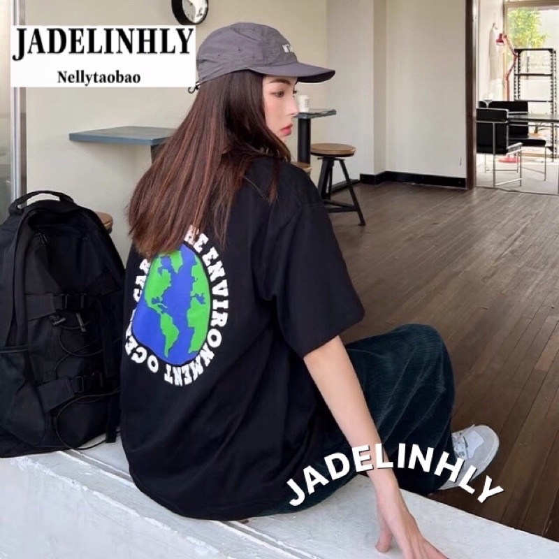Áo phông nelly heybig sale (có sẵn) trái đất xanh