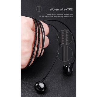 Tai nghe dây chân tròn 3.5mm baseus encok h06 có mic cho iphone ipad androi samsung xiaomi oppo chính hãng baseus