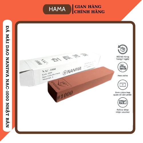 Đá Mài Dao Nhật Nani.wa độ nhám #1000 NAC-1000
