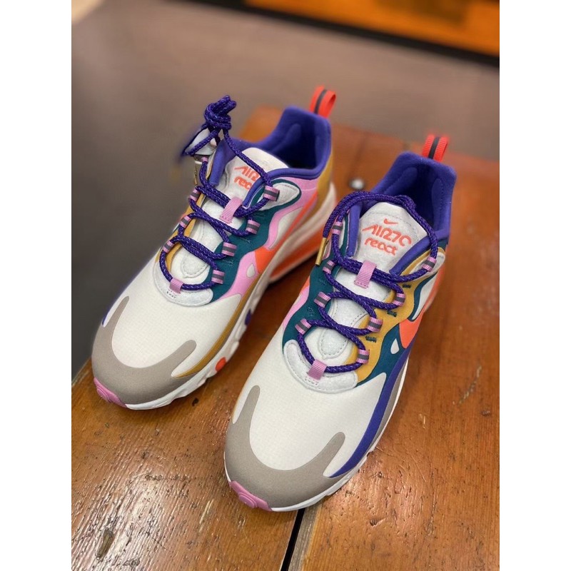 Nike - Giày Nike Air Max 270 React Light Orewood Brown CU3014-181 chính hãng - Giày nam thể thao Nike Auth new