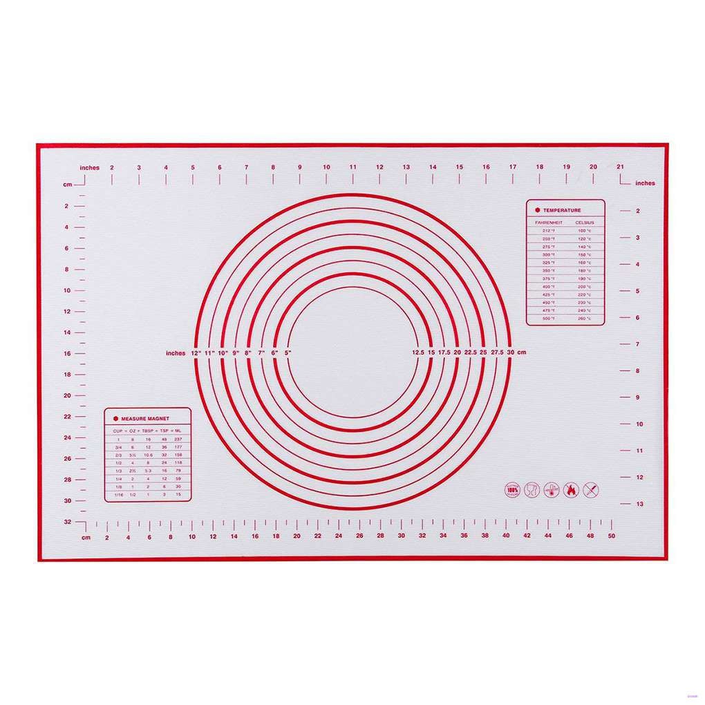 Tấm nhào bột làm bánh bằng silicon chống dính chuyên dụng tiện lợi