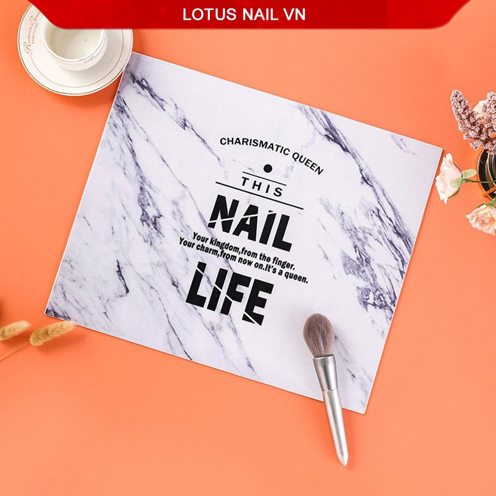 Bộ gối kê tay làm nail và thảm chụp mẫu nail chuyên nghiệp