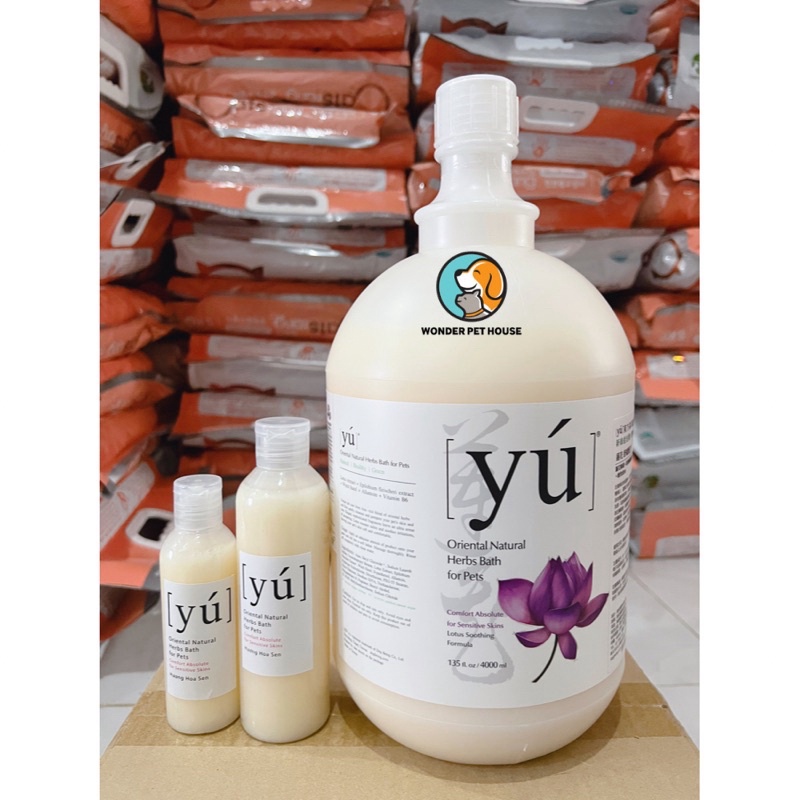 Sữa tắm Yú YU siêu thơm, siêu mượt lông cho chó mèo
