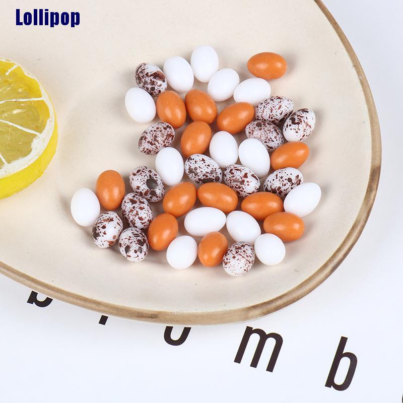 Set 10 mô hình quả trứng mini trang trí tiểu cảnh / nhà búp bê