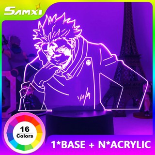 Đèn Led 3d Hình Anime Cảm Ứng