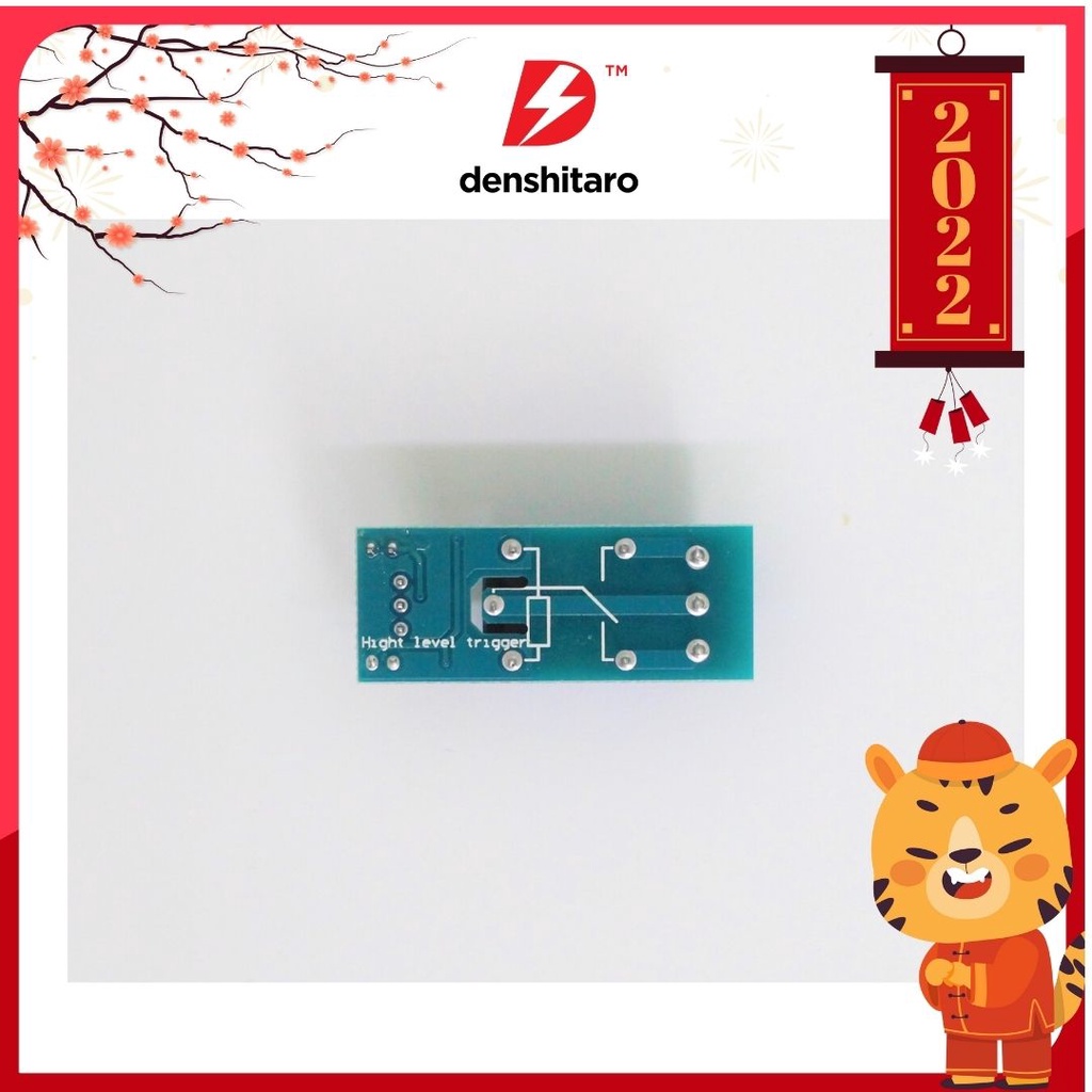 Denshitaro Relay 1 kênh 5V-10A 220VAC 30VDC Rơ le 1 kênh D00- 015
