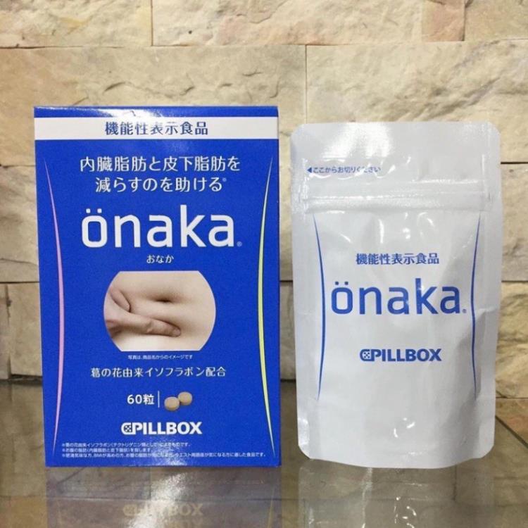 Viên giảm mỡ bụng Onaka 60 viên Nhật Bản