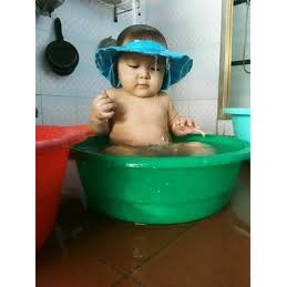 Mũ Gội Đầu Bịt Tai, Chăn Nước Cho Bé