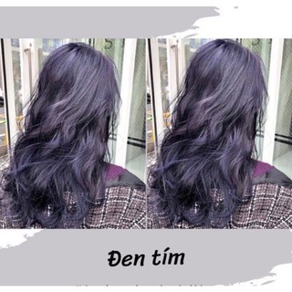thuốc nhuộm tóc màu đen tím