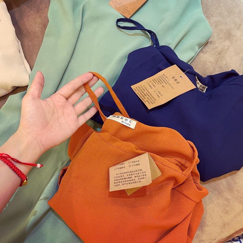 Váy Đũi lụa tơ mềm mát hai dây dáng maxi kèm ảnh thật | BigBuy360 - bigbuy360.vn